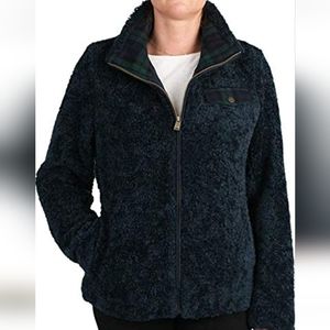 NWT Pendleton Fuzzy Shepra Teddy Full Zip Jacket Women's Medium Wool